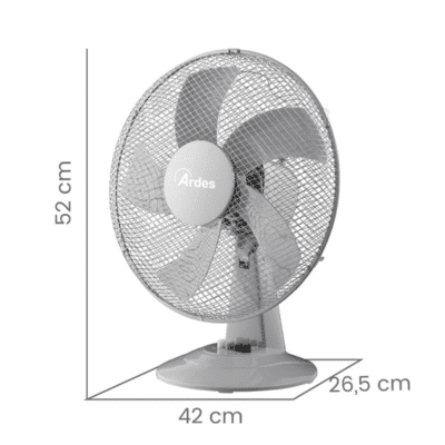 Ardes Steelo Desk Fan AR5ST40G d
