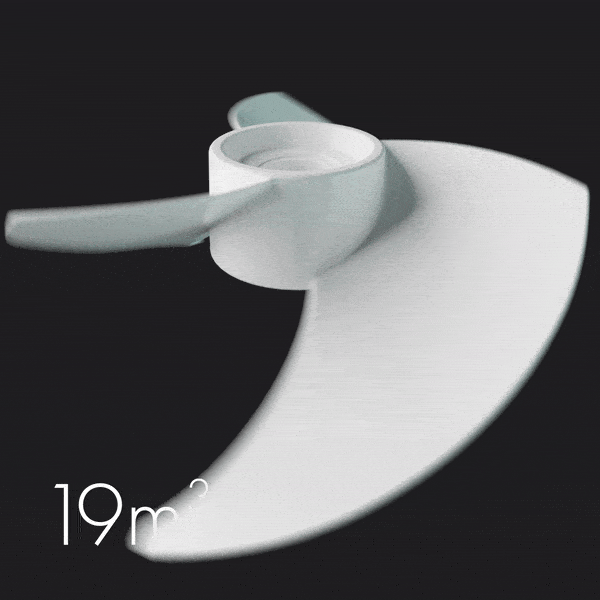 Meaco Sefte Pedestal - Blade GIF Meaco Sefte Pedestal - Blade GIF