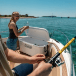 Coleman Xtreme Marine 100QT Wheeled Cooler 2000037402 k