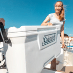 Coleman Xtreme Marine 70QT Wheeled Cooler 2000037401 E