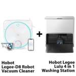 Hobot Legee Robot Vacuum Cleaner and Washing Station Bundle