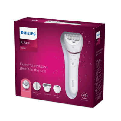 Philips Series 8000 Wet & Dry Epilator BRE740 10 n