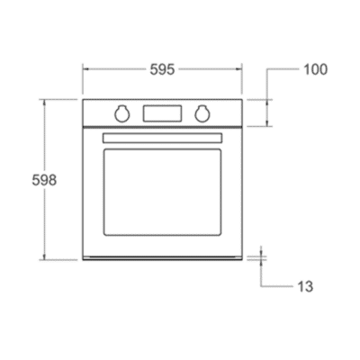 Bertazzoni Modern Series Built In Electric Oven FMOD6117PTB1 b