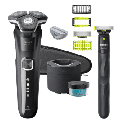 Philips Series 5000 Wet & Dry Electric Shaver + OneBlade Electric Shaver S5898 79 f