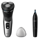 Philips Wet & Dry Electric Shaver 3000, Nose & Ear Hair Trimmer S3143 02 k