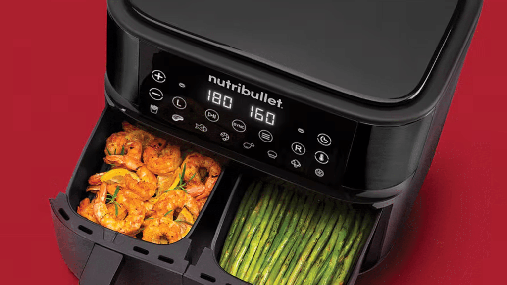 nutribullet® Twin Drawer Air Fryer NBA081B b