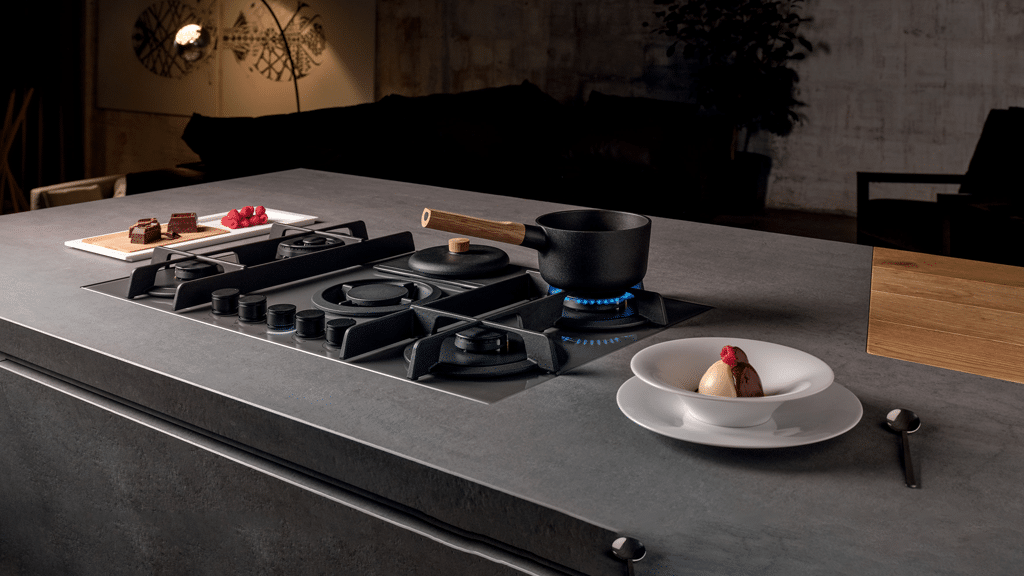 Elica NikolaTesla Flame Gas Aspiration Hob PRF0196341 d