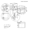 Electrolux Series 600 Built In Microwave KVMDE46X - Dimensional Drawings
