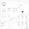 Elica LHOV All-in-One Appliance: Oven, Hob, Hood - Dimensional Drawings