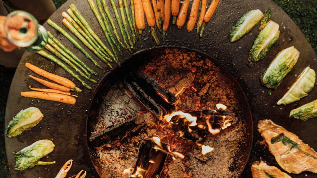 OFYR Classic Storage Corten 100 Planca Fire Plate Grill Malta d