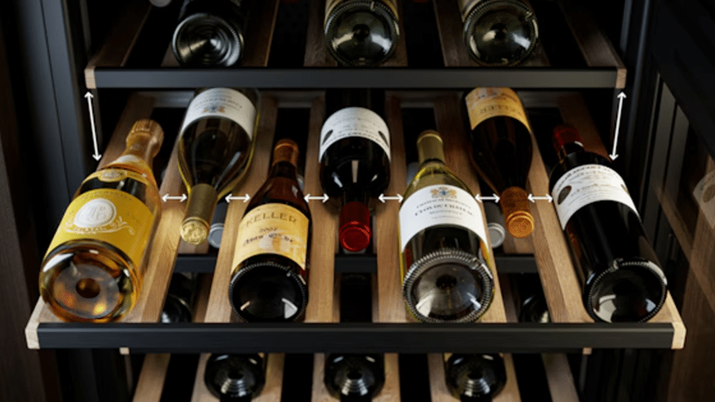 AEG Perfect Shelving Series 8000 Built In Wine Cooler NKW8P21KAB h
