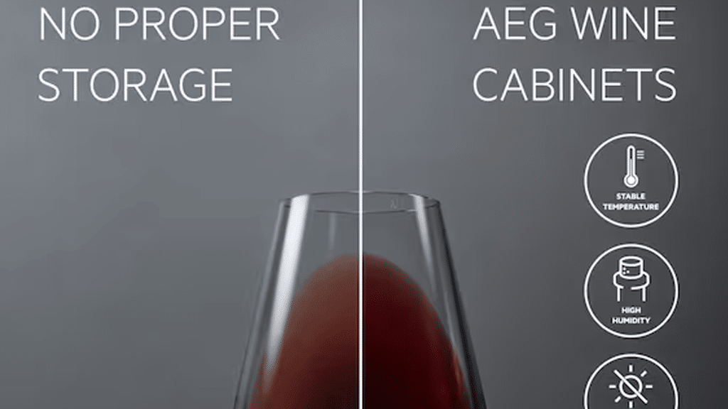 AEG Perfect Shelving Series 8000 Built In Wine Cooler NKW8P21KAT b
