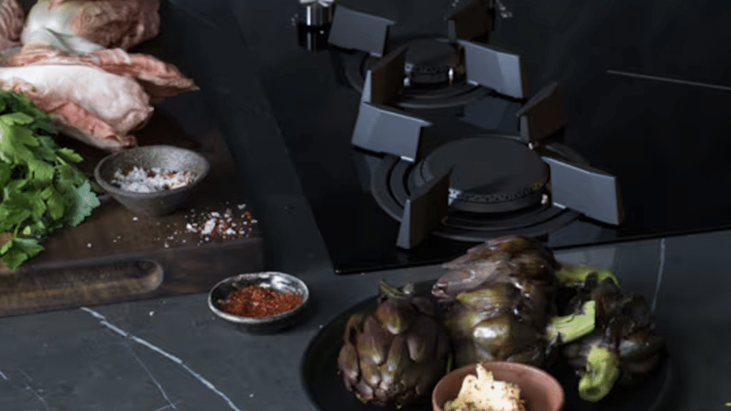 AEG MIG Induction and Gas Hob Combined HF704193NB b