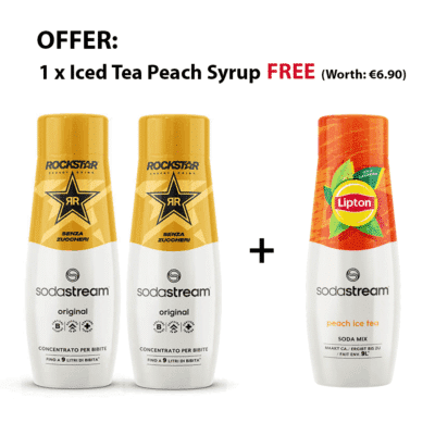 SodaStream Rockstar Energy Drink Zero Soda Mix Syrup Bundle