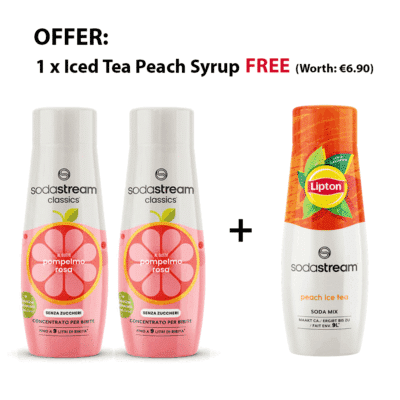 Sodastream Pink Grapefruit Zero Soda Mix Syrup Bundle
