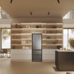 Haier 3D 60 Series 5 Fridge Freezer HTW5618DNMG b1