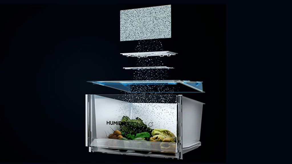 Haier Cube 90 Series 5 Fridge Freezer HCR5919ENMM c