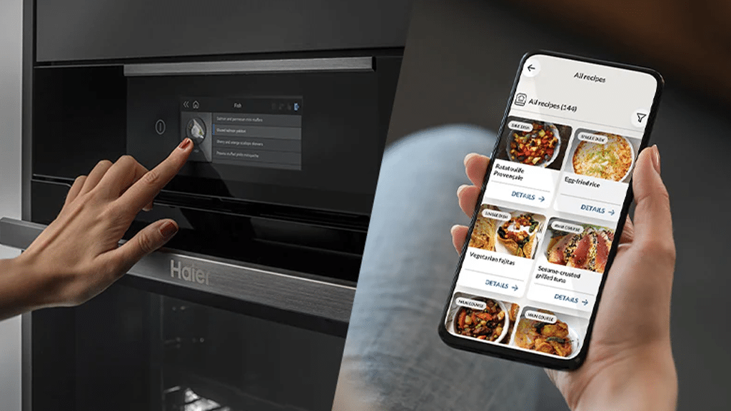 Haier I-Touch Series 4 Built In Electric Oven HWO60SM5T9BH b