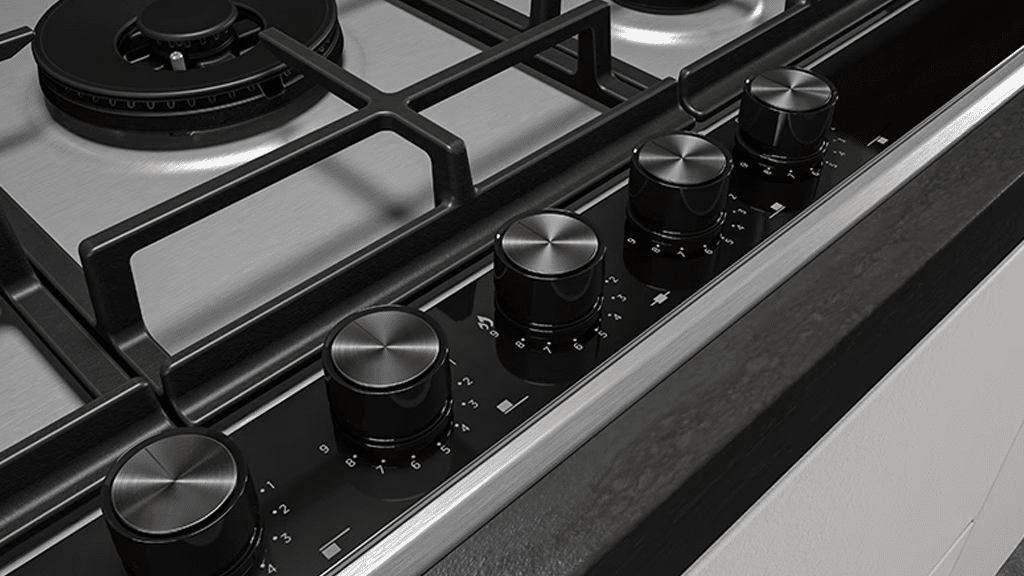 Haier Series 6 I-Move Gas On Metal Gas Hob HAHG7WL5XH NL c1