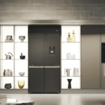 Haier Cube 83 Series 7 American Style Fridge Freezer HCR79F19EHMD B1