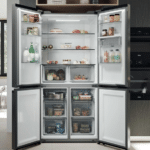 Haier Cube 90 Series 3 American Style Fridge Freezer HCR39F19EWMM B1