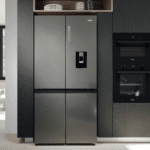 Haier Cube 90 Series 3 American Style Fridge Freezer HCR39F19EWMM B2