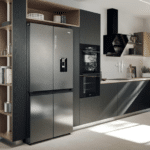 Haier Cube 90 Series 3 American Style Fridge Freezer HCR39F19EWMM B3