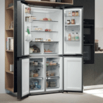 Haier Cube 90 Series 3 American Style Fridge Freezer HCR39F19EWMM B4