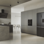 Haier Cube 90 Series 5 American Style Fridge Freezer HCR5919EHMB b1