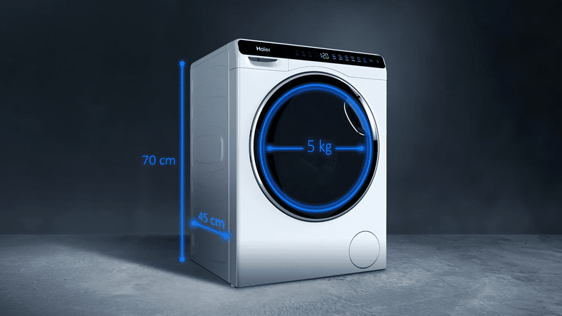 Haier MiniDrum Washing Machine HW50-BP12307U1 k