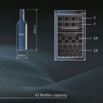 Haier Series 7 Freestanding Wine Cooler HWS42GDAU1 D1
