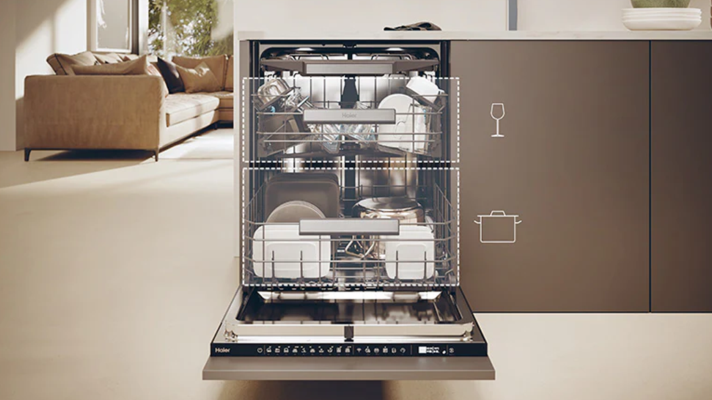 Haier Biovitae Collection I-Pro Shine Series 6 Built In Dishwasher XS 4A4M4BB b11