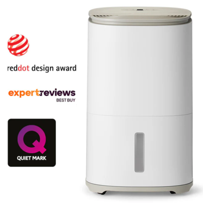 Meaco Dry Arete® One 20L Dehumidifier & Air Purifier Warm Pebble a10