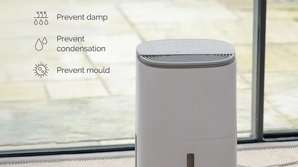 Meaco Dry Arete® One 25L Dehumidifier & Air Purifier Warm Pebble a10