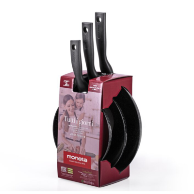 Moneta Tuttigiorni 3 Piece Frypan Set
