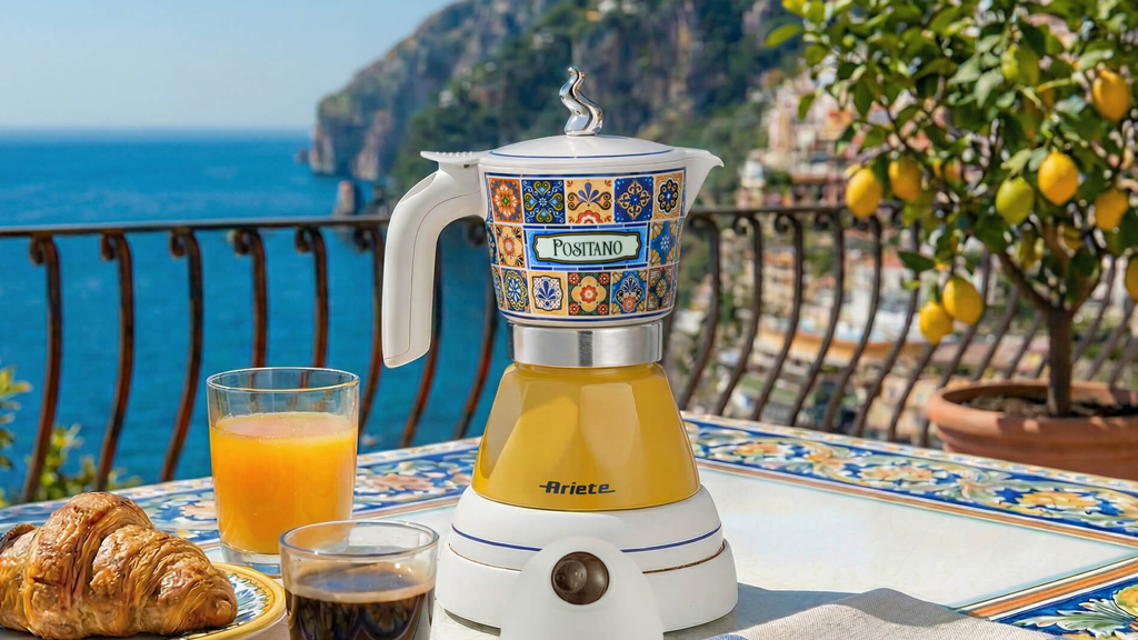 Ariete Positano Moka Electric Coffee Maker 1358 1P a