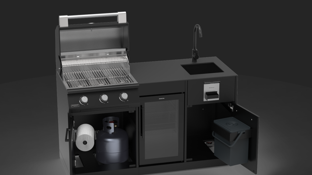 Brabura Lite Series 300 Modular Outdoor BBQ Kitchen BKC0033 a1