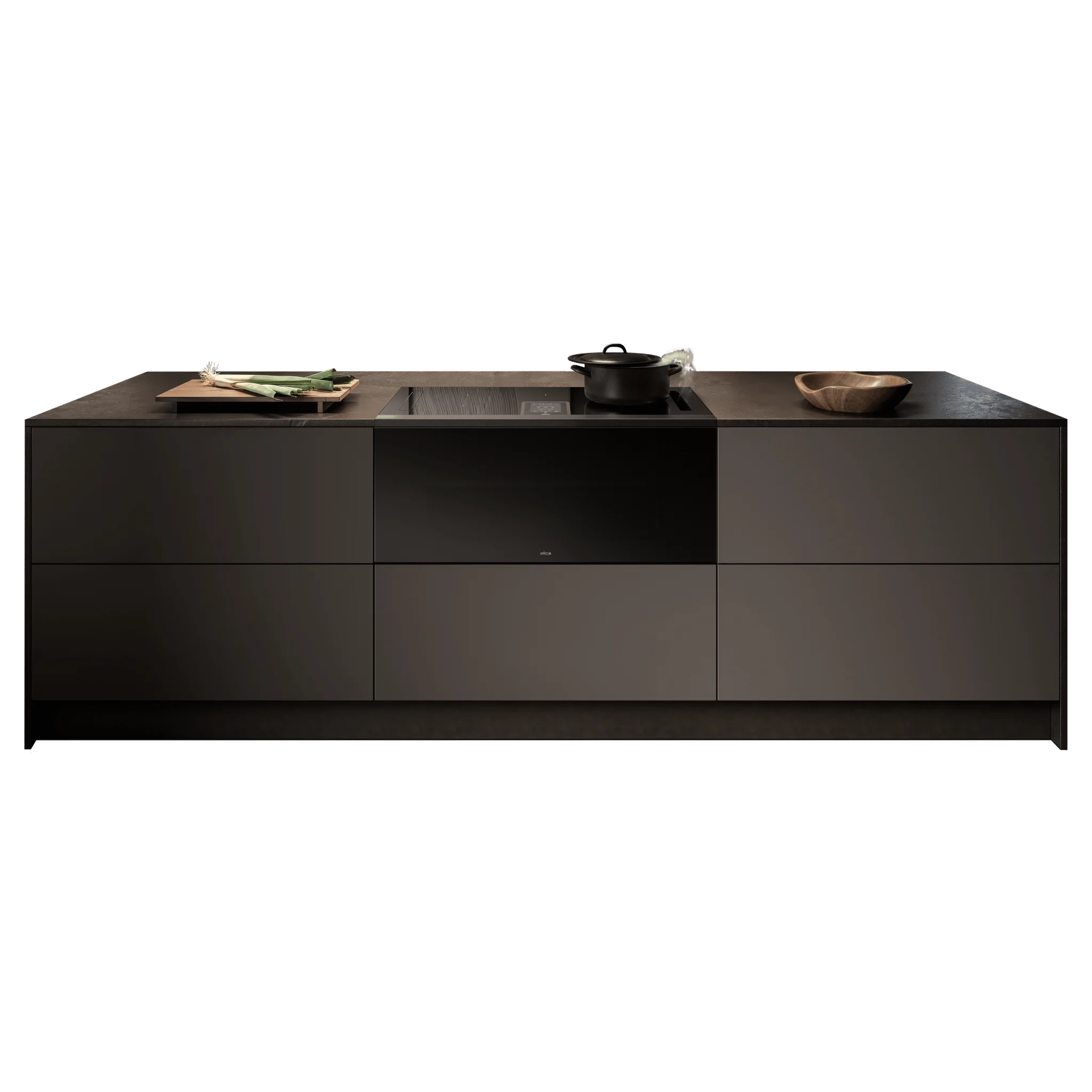 Elica LHOV hob with built-in extractor and oven available in Malta