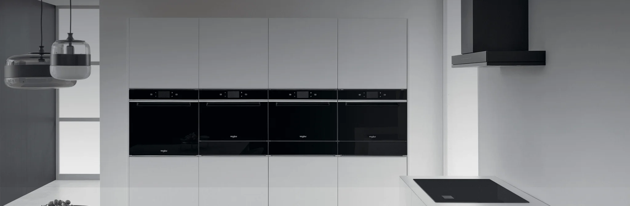 Whirlpool kitchen appliances with built-in ovens and smart cooking app – Shop Whirlpool in Malta at Crosscraft