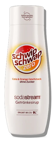 Sodastream Schwip Schwap without sugar syrup